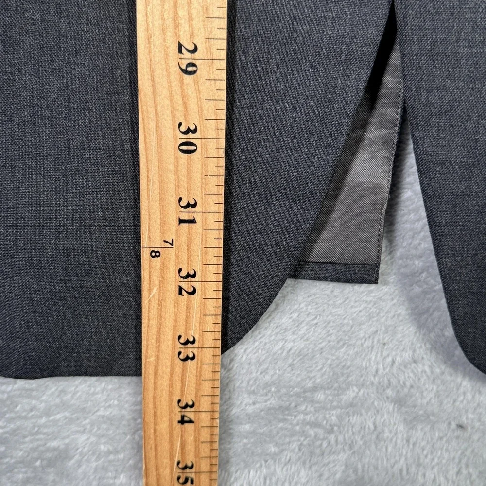 Polo Ralph Lauren Blazer Mens 44 Gray Wool Sport Coat Jacket Made USA Classic - Picture 8 of 12
